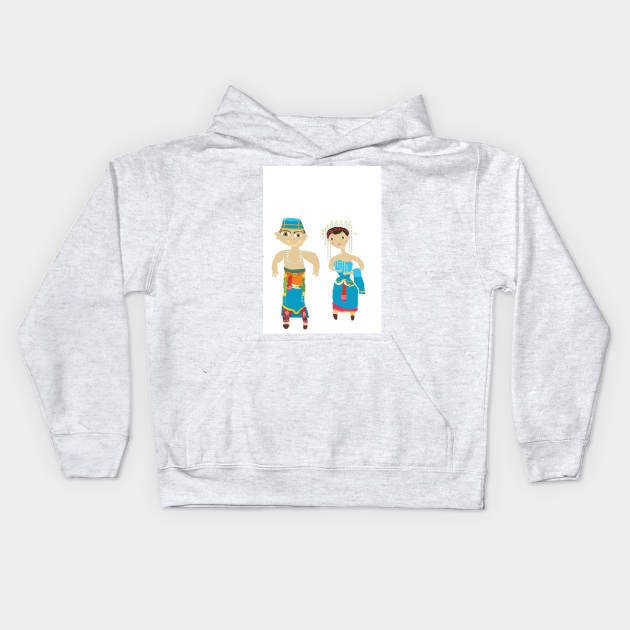 Loro Blonyo Kids Hoodie by BushiHound